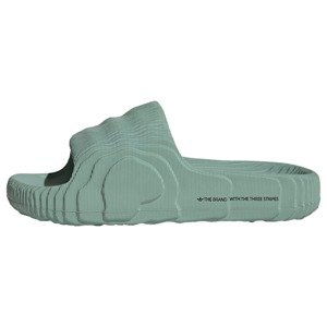 ADIDAS ORIGINALS Šľapky 'Adilette 22'  zelená / čierna