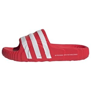 ADIDAS ORIGINALS Šľapky 'Adilette 22'  červená / biela