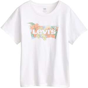 Levi's® Plus Tričko 'The Perfect Tee '  svetlomodrá / pastelovo žltá / zelená / biela