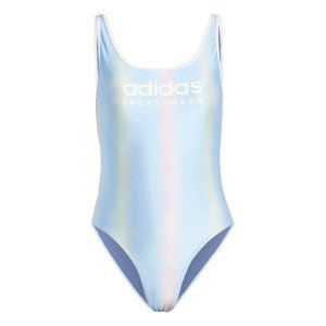 ADIDAS SPORTSWEAR Športové jednodielne plavky 'Tiro'  svetlomodrá / staroružová / biela