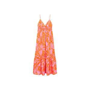 MANGO Letné šaty 'Carina'  oranžová / svetloružová