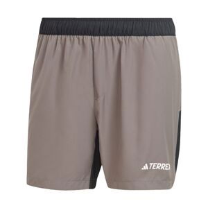 ADIDAS TERREX Športové nohavice 'Multi'  hnedá / čierna / biela