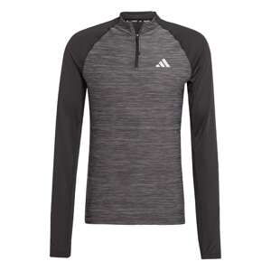 ADIDAS PERFORMANCE Funkčné tričko 'GYM+'  striebornosivá / čierna / čierna melírovaná / biela