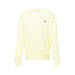 LEVI'S ® Mikina 'Original Housemark Sweatshirt'  svetložltá / červená / biela