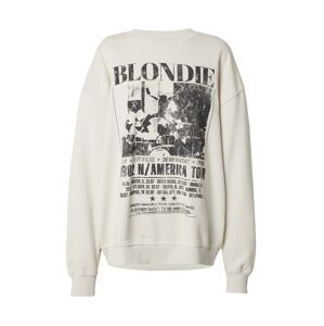 TOPSHOP Mikina 'Graphic License Blondie'  nebielená / antracitová / čierna