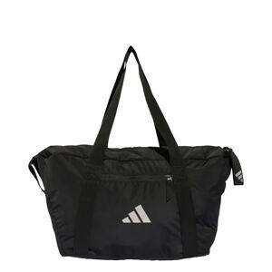ADIDAS PERFORMANCE Športová taška  striebornosivá / čierna