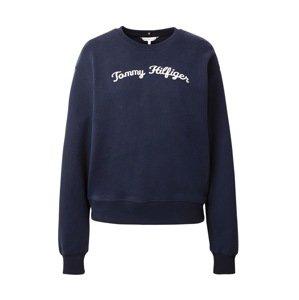 TOMMY HILFIGER Mikina  svetlobéžová / námornícka modrá