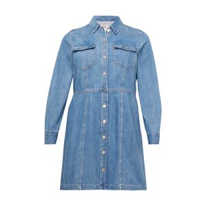 Levi's® Plus Košeľové šaty 'PL Flynn Western Dress'  modrá denim