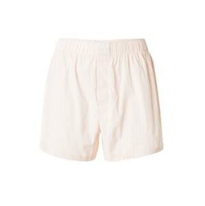 Calvin Klein Underwear Pyžamové nohavice  púdrová / svetloružová / biela