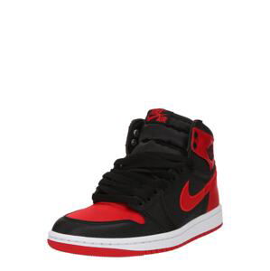 Jordan Členkové tenisky 'Air Jordan 1'  červená / čierna
