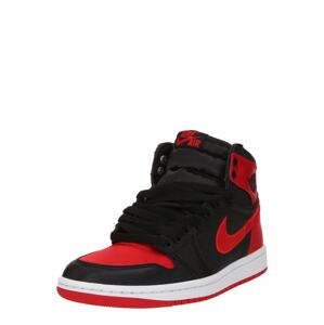 Jordan Členkové tenisky 'Air Jordan 1'  červená / čierna