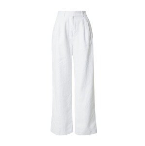 Abercrombie & Fitch Plisované nohavice 'SLOANE'  biela