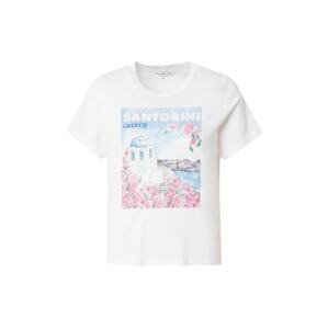 Abercrombie & Fitch Tričko 'SANTORINI'  svetlomodrá / zelená / ružová / biela