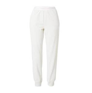 Calvin Klein Underwear Pyžamové nohavice  ružová / biela / prírodná biela