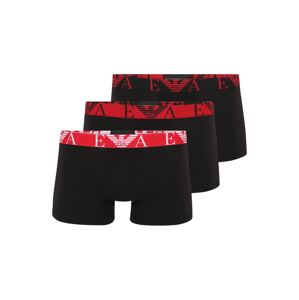 Emporio Armani Boxerky  červená / čierna / šedobiela