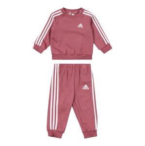 ADIDAS SPORTSWEAR Joggingová súprava 'Essentials'  melónová / biela