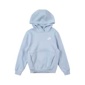 Nike Sportswear Mikina 'CLUB FLEECE'  pastelovo modrá / biela