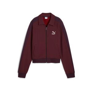 PUMA Prechodná bunda 'T7 Track Jacket'  bordová / merlotová / biela