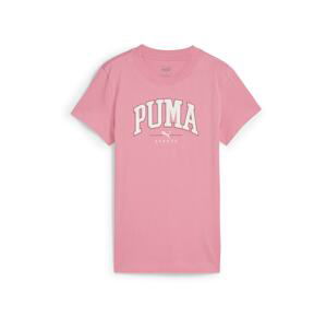 PUMA Funkčné tričko 'SQUAD'  pitaya / čierna / biela
