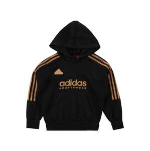 ADIDAS SPORTSWEAR Športová mikina so zipsom  zlatá / čierna