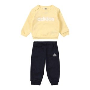 ADIDAS SPORTSWEAR Tréningový komplet  pastelovo žltá / čierna / biela