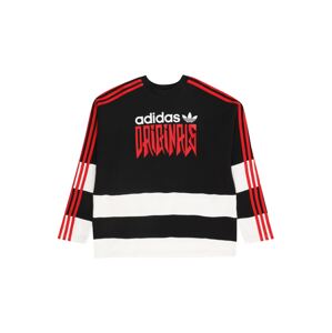 ADIDAS ORIGINALS Mikina  krvavo červená / čierna / biela