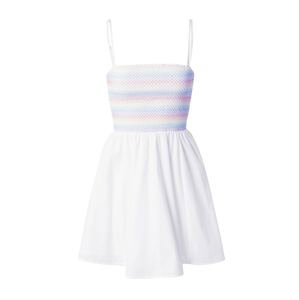 Abercrombie & Fitch Letné šaty 'PRIDE'  nebesky modrá / svetlozelená / pastelovo červená / biela