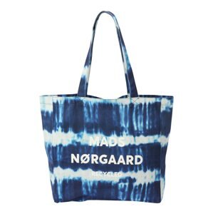 MADS NORGAARD COPENHAGEN Shopper  azúrová / tmavomodrá / biela