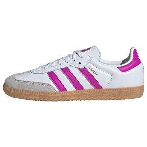 ADIDAS ORIGINALS Tenisky 'Samba'  zlatá / sivobéžová / neónovo fialová / biela