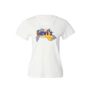 LEVI'S ® Tričko 'THE PERFECT TEE'  zlatá žltá / zelená / tmavofialová / biela