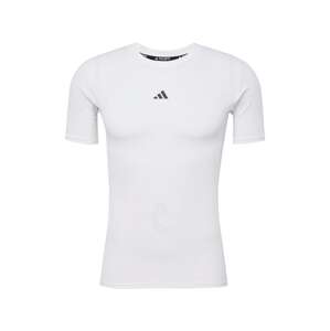 ADIDAS PERFORMANCE Tričko  antracitová / biela