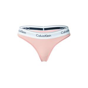 Calvin Klein Underwear Tangá  námornícka modrá / svetlomodrá / ružová / biela