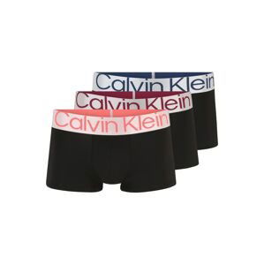 Calvin Klein Underwear Boxerky  modrá / broskyňová / vínovo červená / čierna