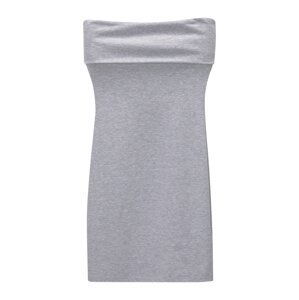 Pull&Bear Letné šaty  sivá melírovaná