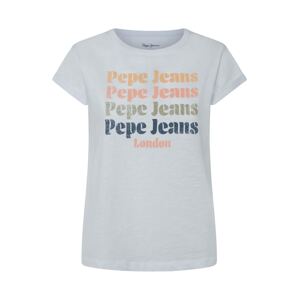 Pepe Jeans Tričko 'EILEEN'  modrá / pastelovo zelená / oranžová / biela