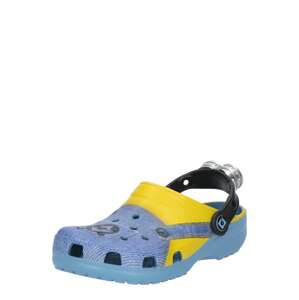 Crocs Otvorená obuv 'Despicable Me Classic'  modrá denim / žltá / čierna / strieborná