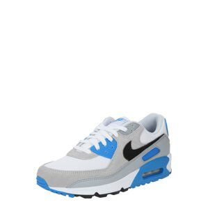 Nike Sportswear Nízke tenisky 'AIR MAX 90'  kráľovská modrá / sivá / čierna / biela