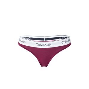 Calvin Klein Underwear Tangá  cyklaménová / čierna / biela