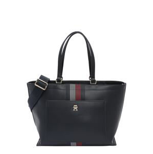 TOMMY HILFIGER Shopper 'DISTINCT'  tmavomodrá / zlatá / červená / biela