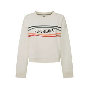 Pepe Jeans Mikina 'EDELINE'  olivová / oranžová / čierna / biela