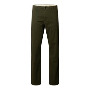 SELECTED HOMME Chino nohavice 'SLH175 Bill'  olivová