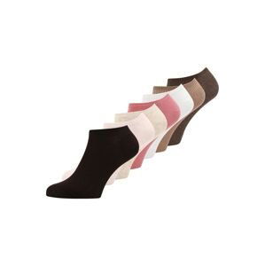 Lindex Ponožky  béžová / čokoládová / mokka / hnedá melírovaná / ružová / svetloružová / biela