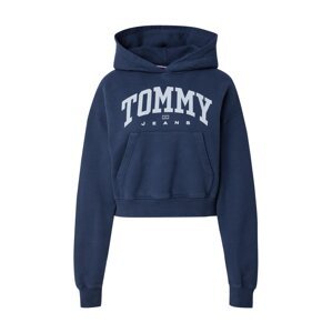 Tommy Jeans Mikina  tmavomodrá / modrosivá