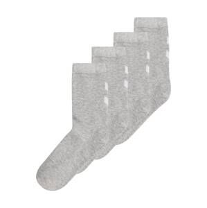 Hummel Ponožky 'MAKE MY DAY'  sivá melírovaná / biela