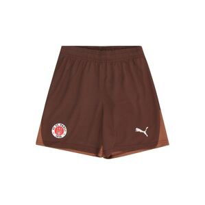 PUMA Športové nohavice 'FCSP Home'  čokoládová / mokka