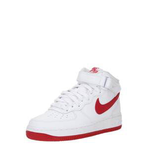 Nike Sportswear Členkové tenisky 'Air Force 1 07'  červená / biela