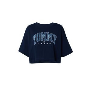 Tommy Jeans Tričko 'EXPLORER1'  modrá / námornícka modrá / biela