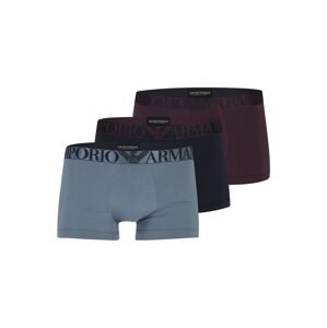 Emporio Armani Boxerky  námornícka modrá / opálová / cyklaménová