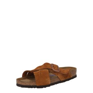 BIRKENSTOCK Šľapky 'Lugano'  karamelová