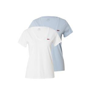 LEVI'S ® Tričko  modrosivá / tmavočervená / biela